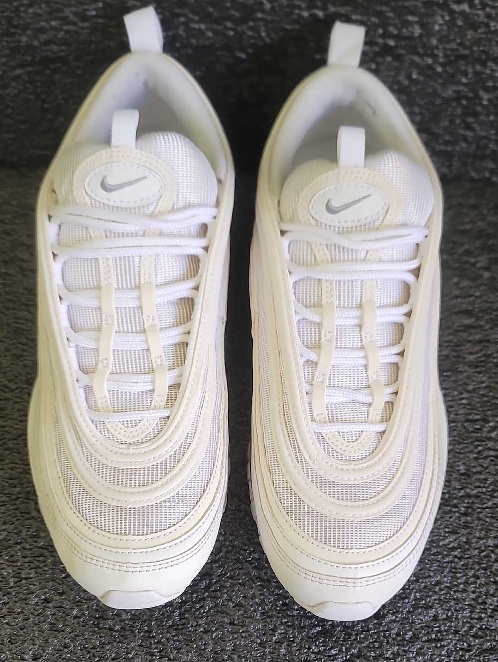 Nike Air Max 97 'Triple White' Mens 9 Ships Today - Picture 5 of 16